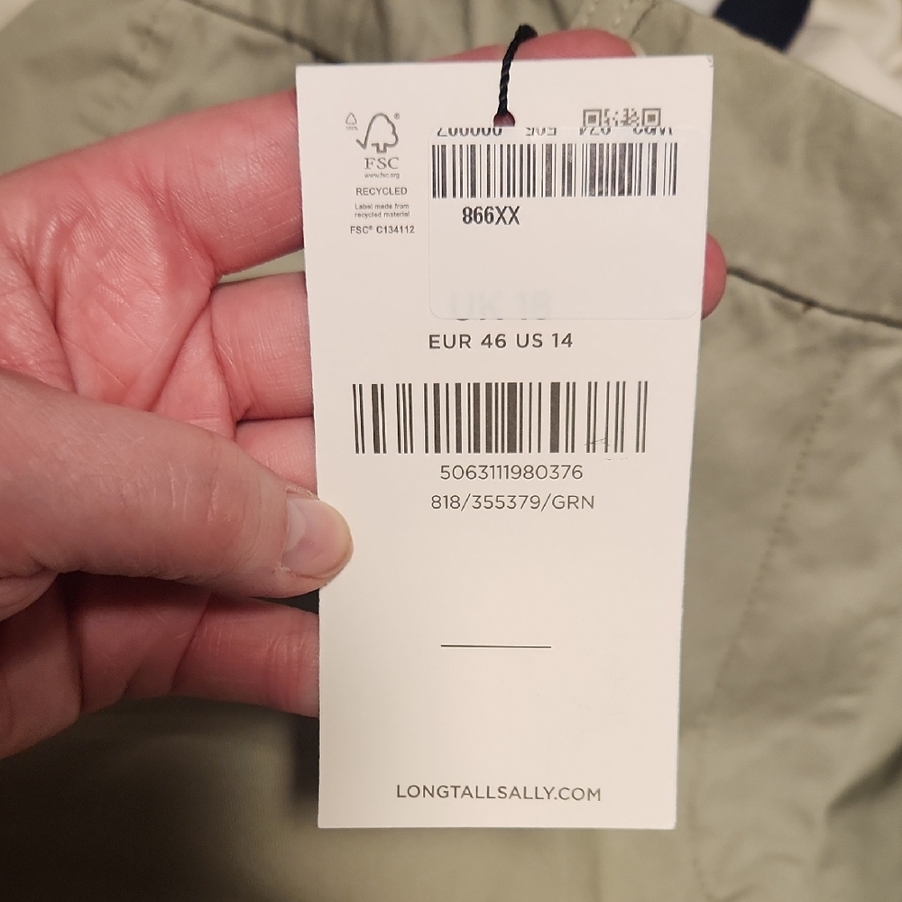 Long Tall Sally Green Trousers